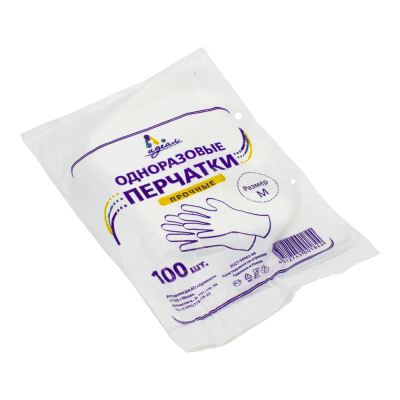 Перчатки-M-ПНД-прозрачные-прочные