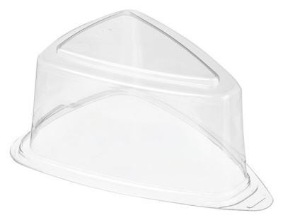 Крышка для кусочка торта треуг 129х95х67 прозрачная Т-2К Комус