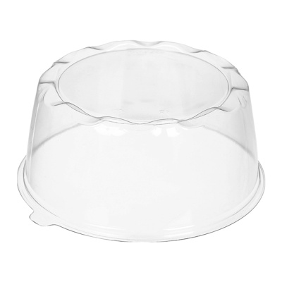 Крышка-для-тортницы-круглая-d-226-h-97-прозрачная-безреберная-Т-019-2КН