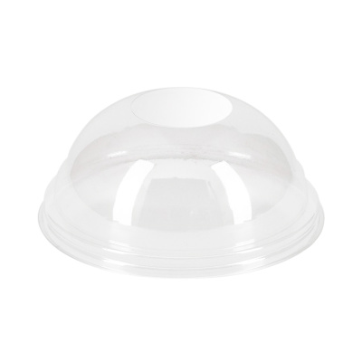 Крышка купольная без отверстия высокая для стакана ПЭТ Вегго (d-95мм)