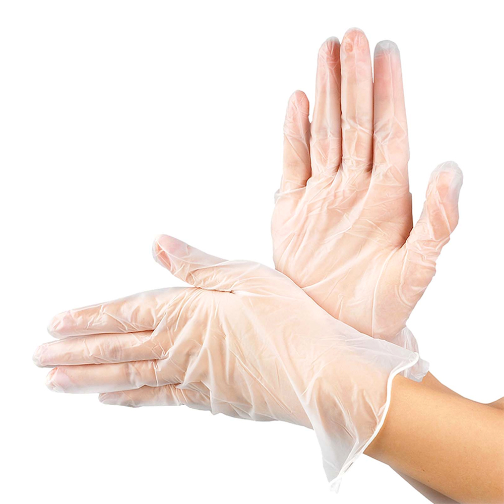 Перчатки "М" виниловые неопудренные нестерильные прозрачные  Перчатки "М" виниловые неопудренные нестерильные прозрачные