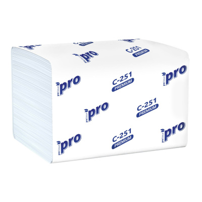 Салфетки-21х16-(200)-белые-2сл-V-сложение-для-диспенсера-в-картоне