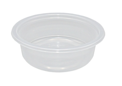 Миска ПП 400 мл (d137) прозрачнвая без крышки Пр
