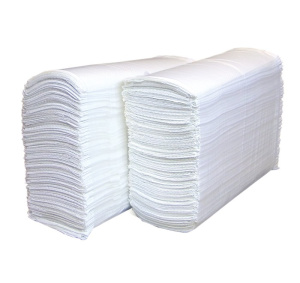 Полотенца бумажные V-сл. (200л) "PRO" белые  2сл