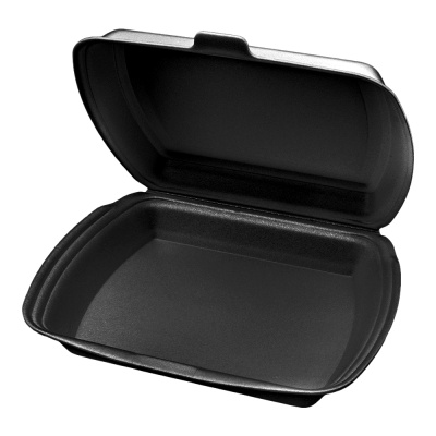 Ланч-бокс-1-секция-247х208х63-черный-Росспак Ланч-бокс-1-секция-247х208х63-черный-Росспак