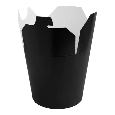 Круглый-контейнер-бумажный-500-мл-черный-WOK-ЭПЦ
