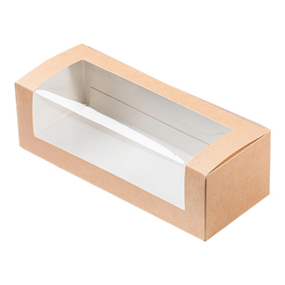 Упаковка-для-пирожных-200х80х60-крафт-белый-Sweet-show-box