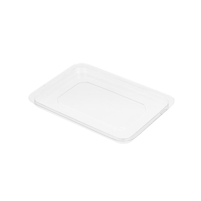 Крышка для контейнера прямоуг 117х85х6 прозрачная С-11К Комус1